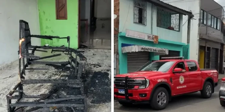 homem ateou fogo em sofá após perder dinheiro em jogo do tigrinho