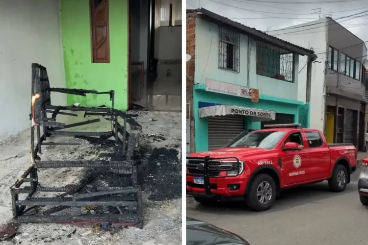 homem ateou fogo em sofá após perder dinheiro em jogo do tigrinho