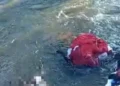 corpo de homem na beira do rio em Aratuípe