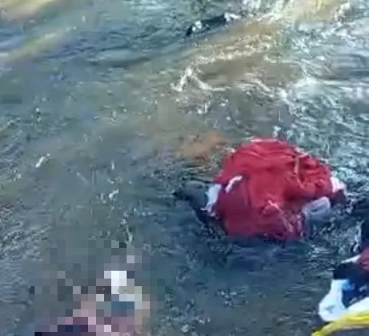 corpo de homem na beira do rio em Aratuípe