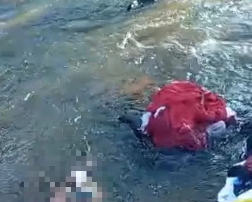 corpo de homem na beira do rio em Aratuípe