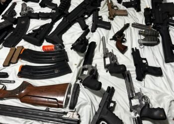 armas apreendidas pela PF em Feira de Santana