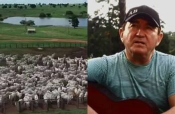 Amado Batista fazenda: cantor comanda império de 20 mil cabeças de gado aos 75 anos