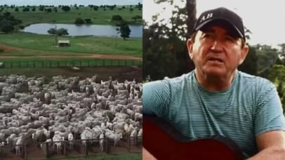 Amado Batista fazenda: cantor comanda império de 20 mil cabeças de gado aos 75 anos