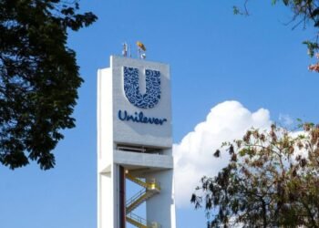 fachada da fabrica da Unilever em Vinhedo, São Paulo