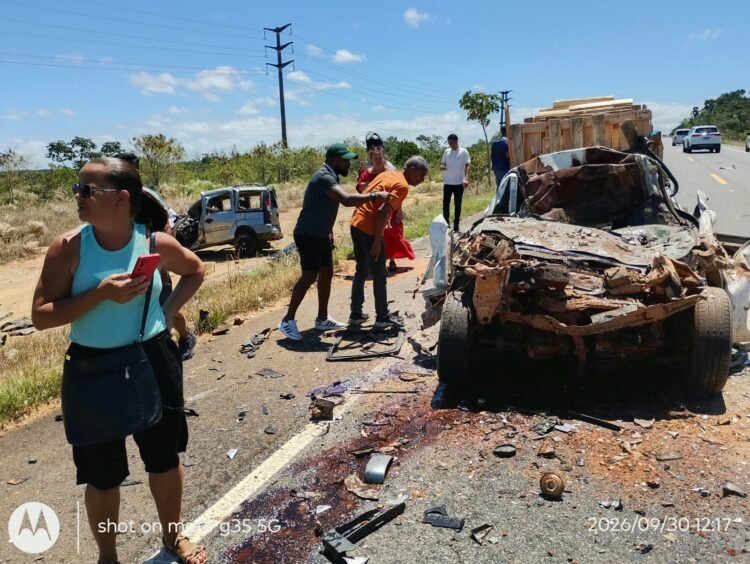 acidente em Camaçari na Estrada da Cetrel