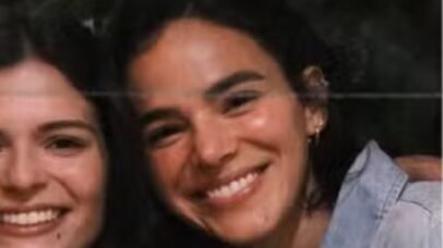 Bruna Marquezine celebra aniversário da irmã