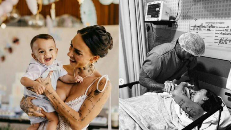 Clara Maia e André Coelho celebram o primeiro ano de vida do filho Theo
