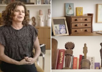 Débora Bloch transforma apartamento no Rio em estúdio criativo e refúgio pessoal