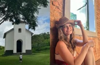 Fernanda Rodrigues revela refúgio familiar com capela colonial no interior do Rio