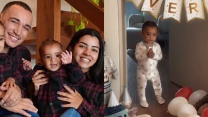 Joaquim, filho de João Gomes e Ary Mirelle, comemora seu primeiro ano de vida 1 Joaquim, filho de João Gomes e Ary Mirelle, comemora seu primeiro ano de vida