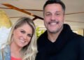 Júlio César e Susana Werner voltam ao Brasil para cuidar da saúde da mãe do ex-goleiro 2 Júlio César e Susana Werner voltam ao Brasil para cuidar da saúde da mãe do ex-goleiro