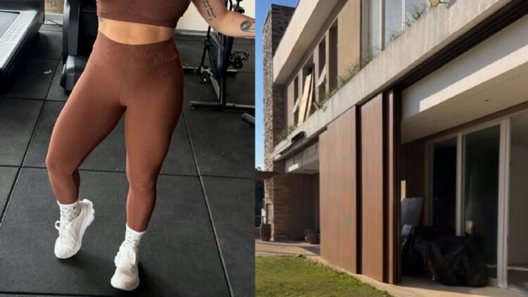 Lauana Prado inaugura academia particular em sua nova mansão