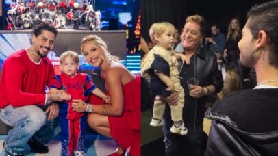 Leonardo homenageia neto José Leonardo pelos 2 anos de idade