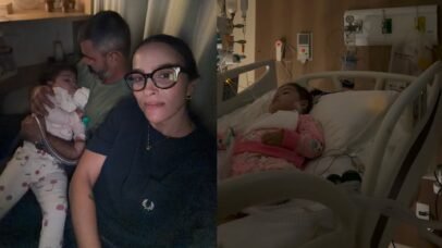 Leticia Cazarré detalha quadro clínico da filha internada em CTI