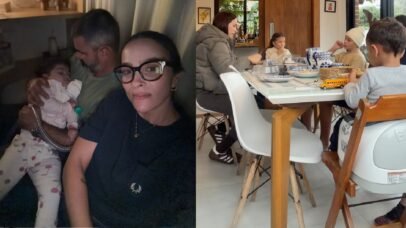 Leticia e Juliano Cazarré detalham rotina de cuidados com os seis filhos