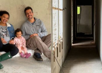 Lucy Ramos celebra avanço da obra de sua casa dos sonhos com a família