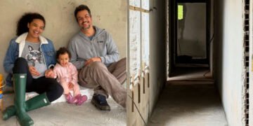 Lucy Ramos celebra avanço da obra de sua casa dos sonhos com a família