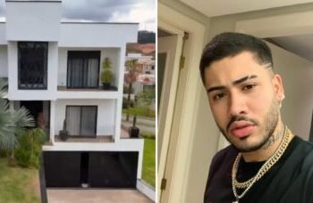 Mansão de MC Kevinho impressiona com cinema no banheiro e elevador