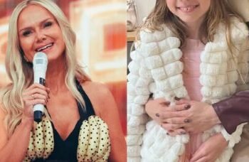 Manuela, filha de Eliana, encanta em rara aparição nos bastidores da TV