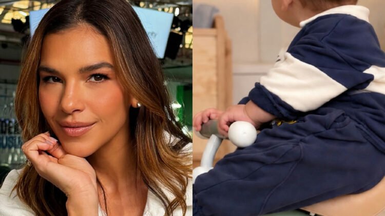 Mariana Rios celebra nove meses do filho com festa temática e bolo personalizado
