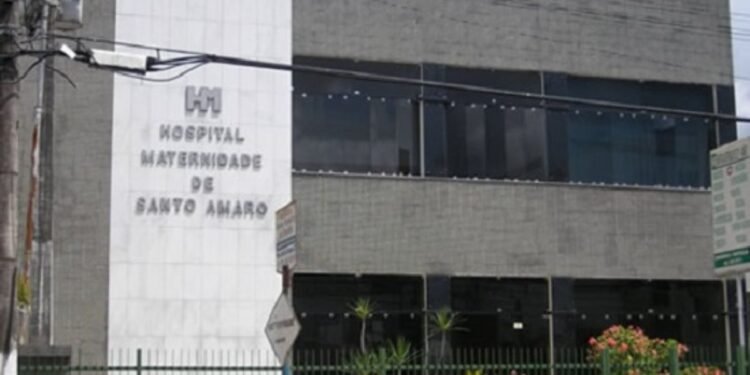 fachada do Hospital Maternidade de Santo Amaro