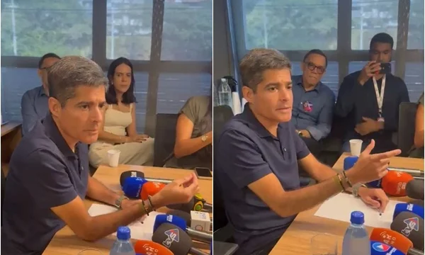 ACM Neto em coletiva de imprensa sobre o caso Master