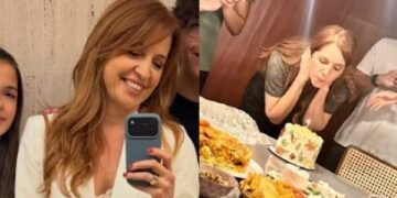 Poliana Abritta celebra 51 anos em reunião intimista com a família