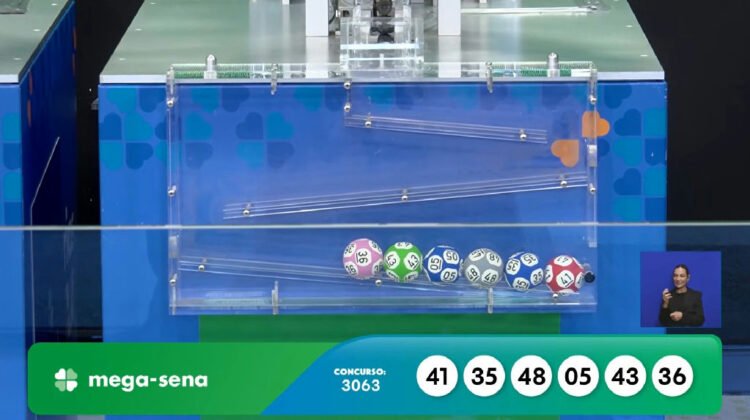 Resultado da Mega-sena 3063: confira os números sorteados hoje