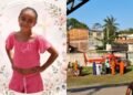 foto montagem - criança Semilly faleceu após colisão em São Francisco do Conde