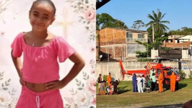 foto montagem - criança Semilly faleceu após colisão em São Francisco do Conde
