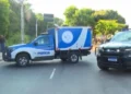 Carro da Perícia da Polícia Civil e do rabecão