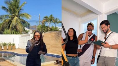Viviane Araújo detalha avanço da reforma em sua mansão de R$ 2,5 milhões 1 Viviane Araújo detalha avanço da reforma em sua mansão de R$ 2,5 milhões