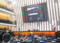 plenário da Assembleia Legislativa da Bahia - Alba - com deputados durante seção