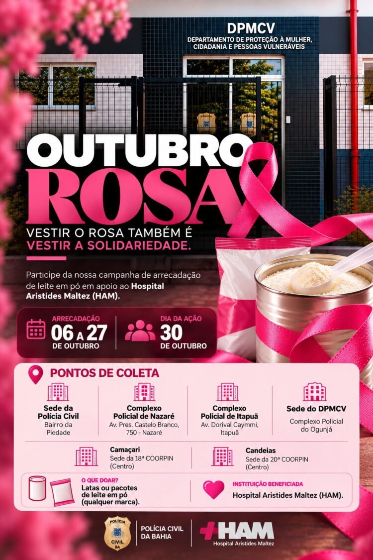 cartaz outubro rosa polícia civil
