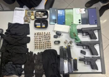 armas e munições apreendidas em Castro ALves