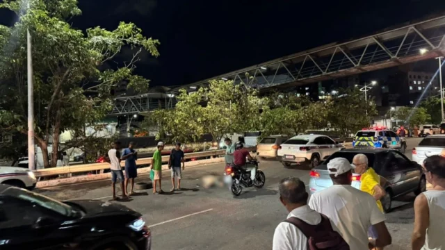 mulher é atropelada em Salvador