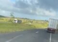acidente na br-324 com ciclista