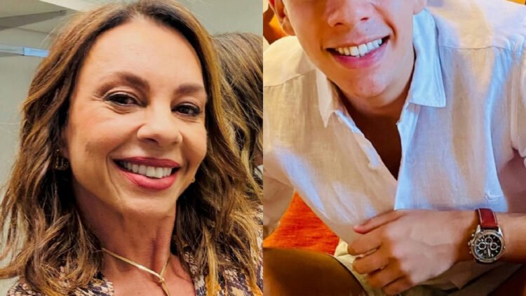Carla Marins celebra os 18 anos do filho Leon com fotos raras