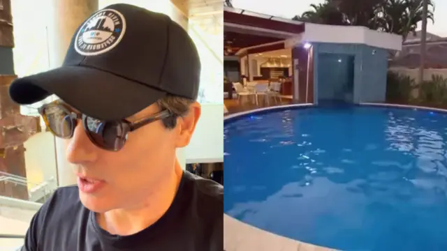 Celso Portiolli mostra detalhes de sua mansão luxuosa em São Paulo