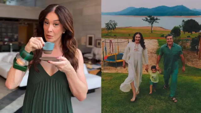 Claudia Raia adapta casa de campo e cria quarto na natureza para o filho