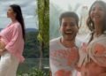 Ex-casal, Arthur Aguiar e Jheny Santucci escolhem o nome Valentina para a filha após separação
