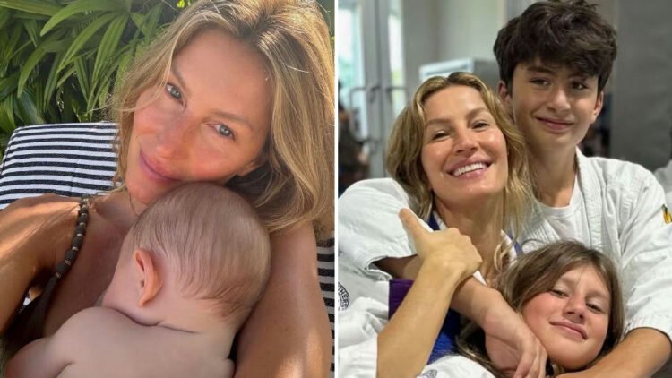 Gisele Bündchen adota educação holística para criar seus três filhos