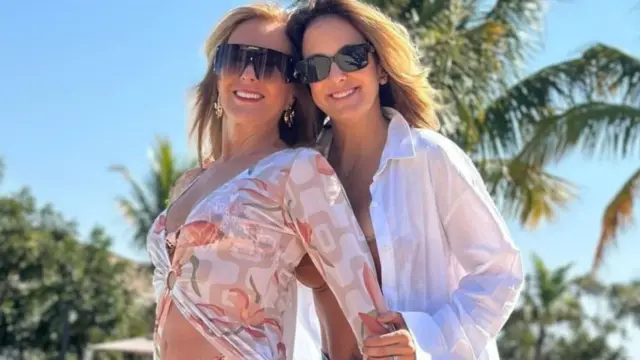 Helô Pinheiro e Ticiane Pinheiro celebram união entre carreira e família