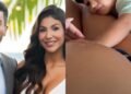 Jheny Santucci mostra reação do filho ao sentir chutes da irmã