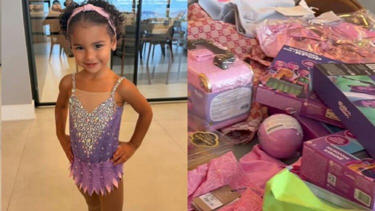 Mavie, filha de Neymar e Bruna Biancardi, ganha presentes luxuosos 1 Mavie, filha de Neymar e Bruna Biancardi, ganha presentes luxuosos