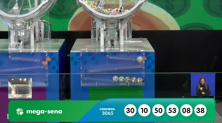 Mega-sena 3065 sorteia prêmio de R$ 72,2 milhões; confira as dezenas