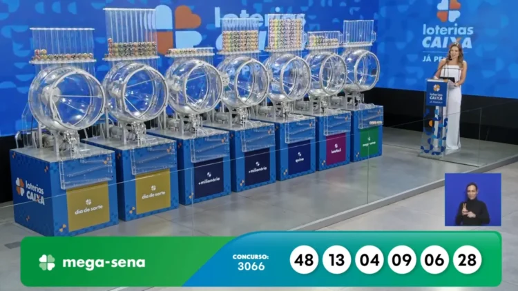Mega-sena 3066: veja os números sorteados e o valor do prêmio 1 Mega-sena 3066: veja os números sorteados e o valor do prêmio