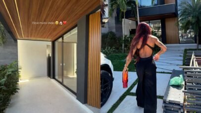 Patricia Ramos celebra compra de mansão de R$ 4,5 milhões no Rio