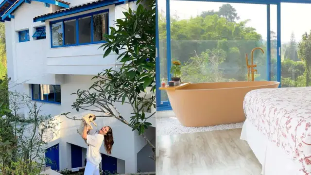 Priscila Fantin mostra detalhes de mansão com inspiração na Grécia